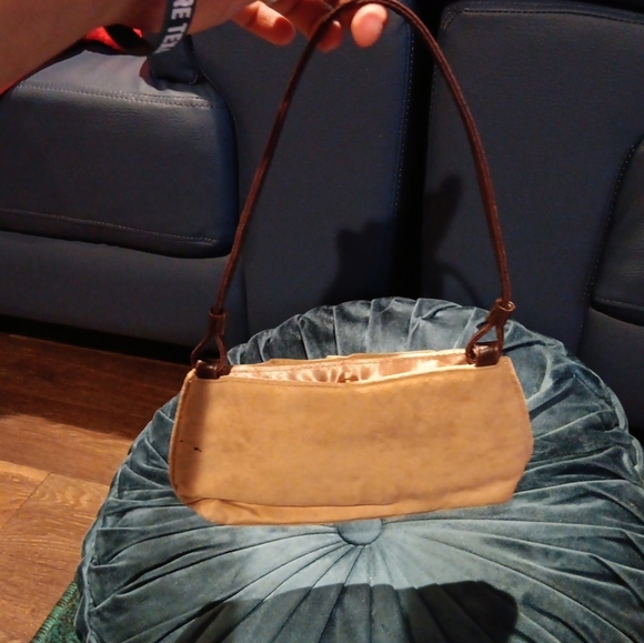 Vintage Victoria Secret Elegant Tan Handbag Very Cute - Picture 3 of 5